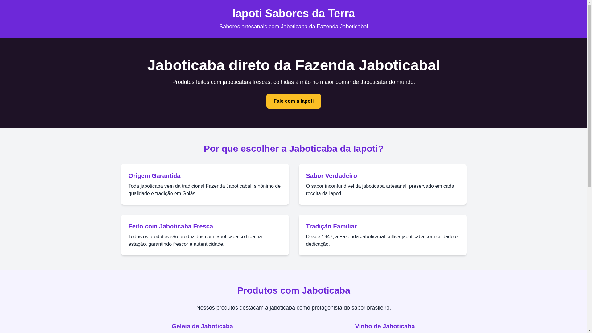 website screenshot of https://jaboticaba.pages.dev/