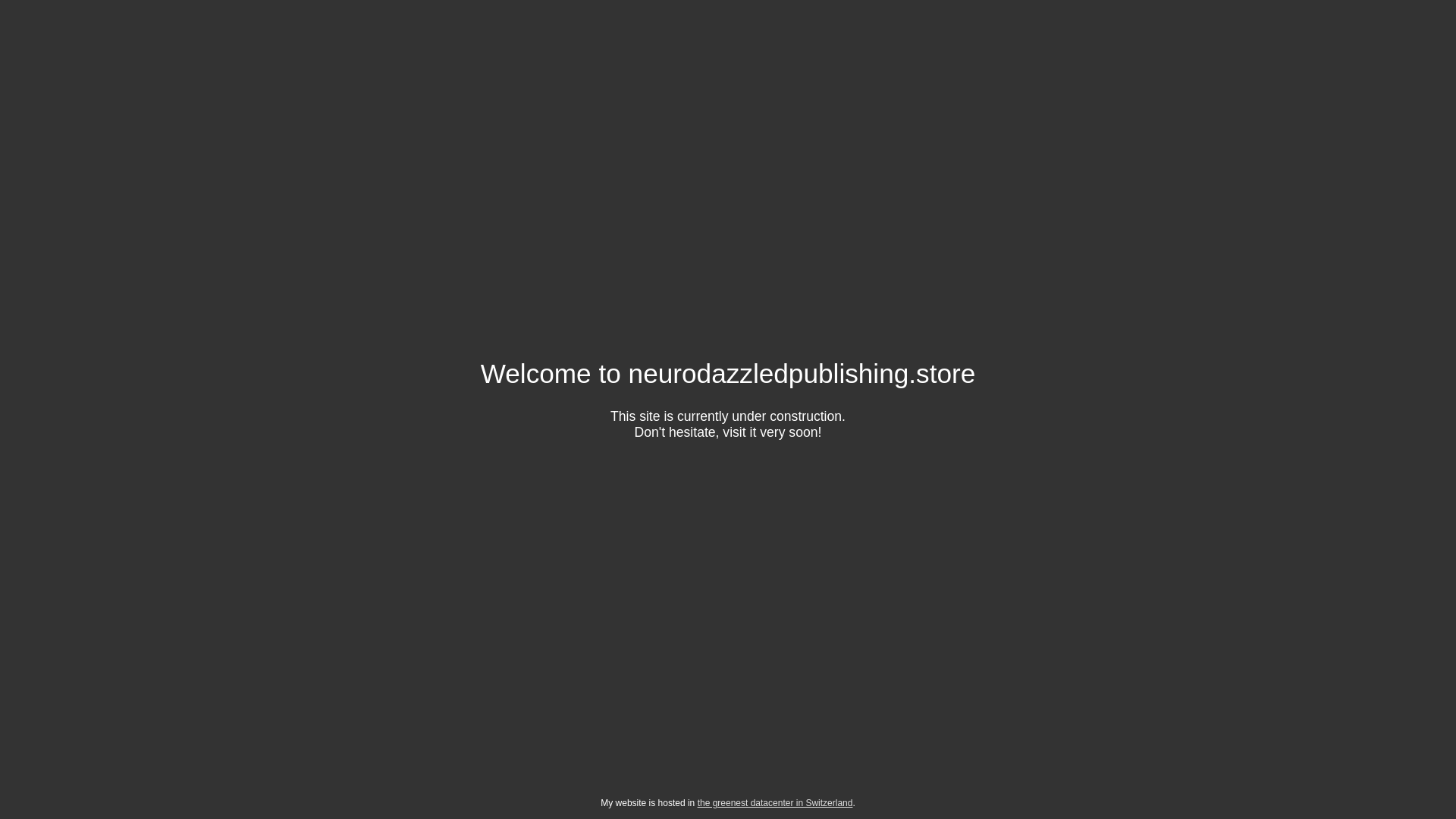 website screenshot of https://neurodazzledpublishing.com/