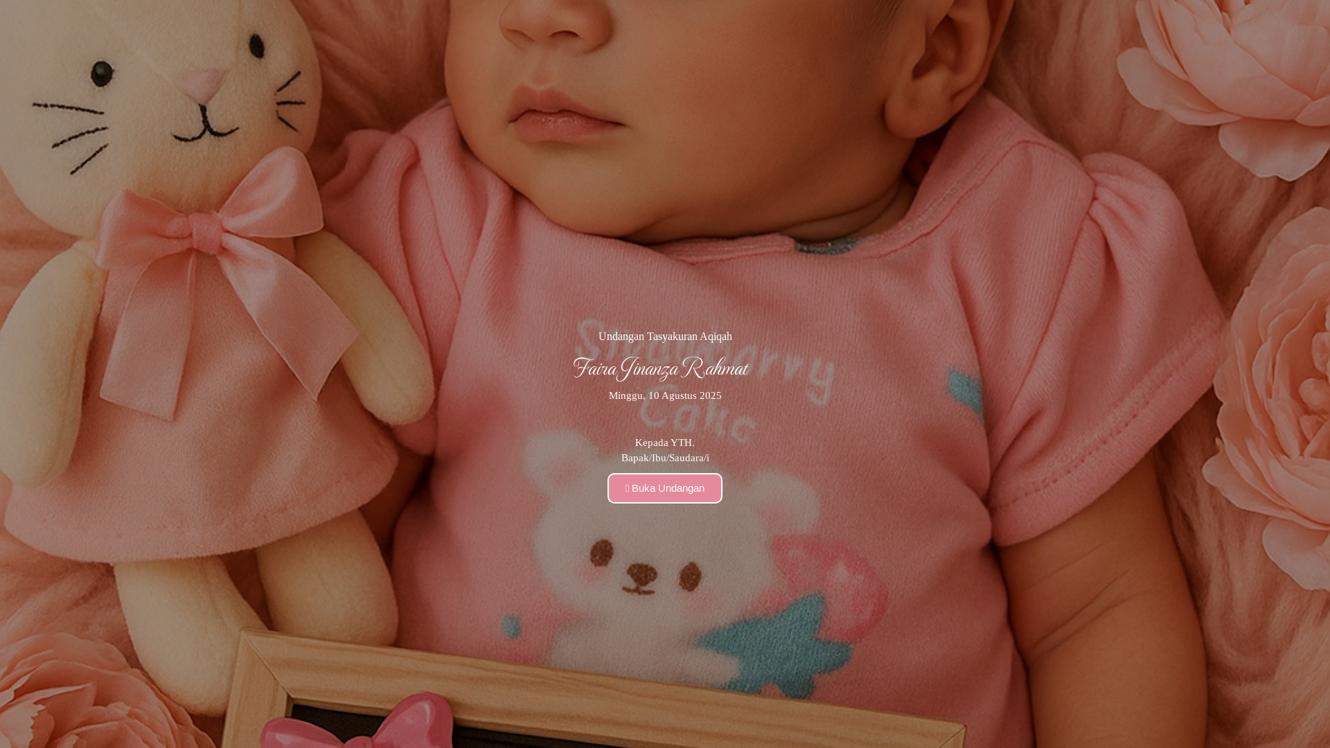 website screenshot of https://undanganaqiqah-faira.pages.dev/