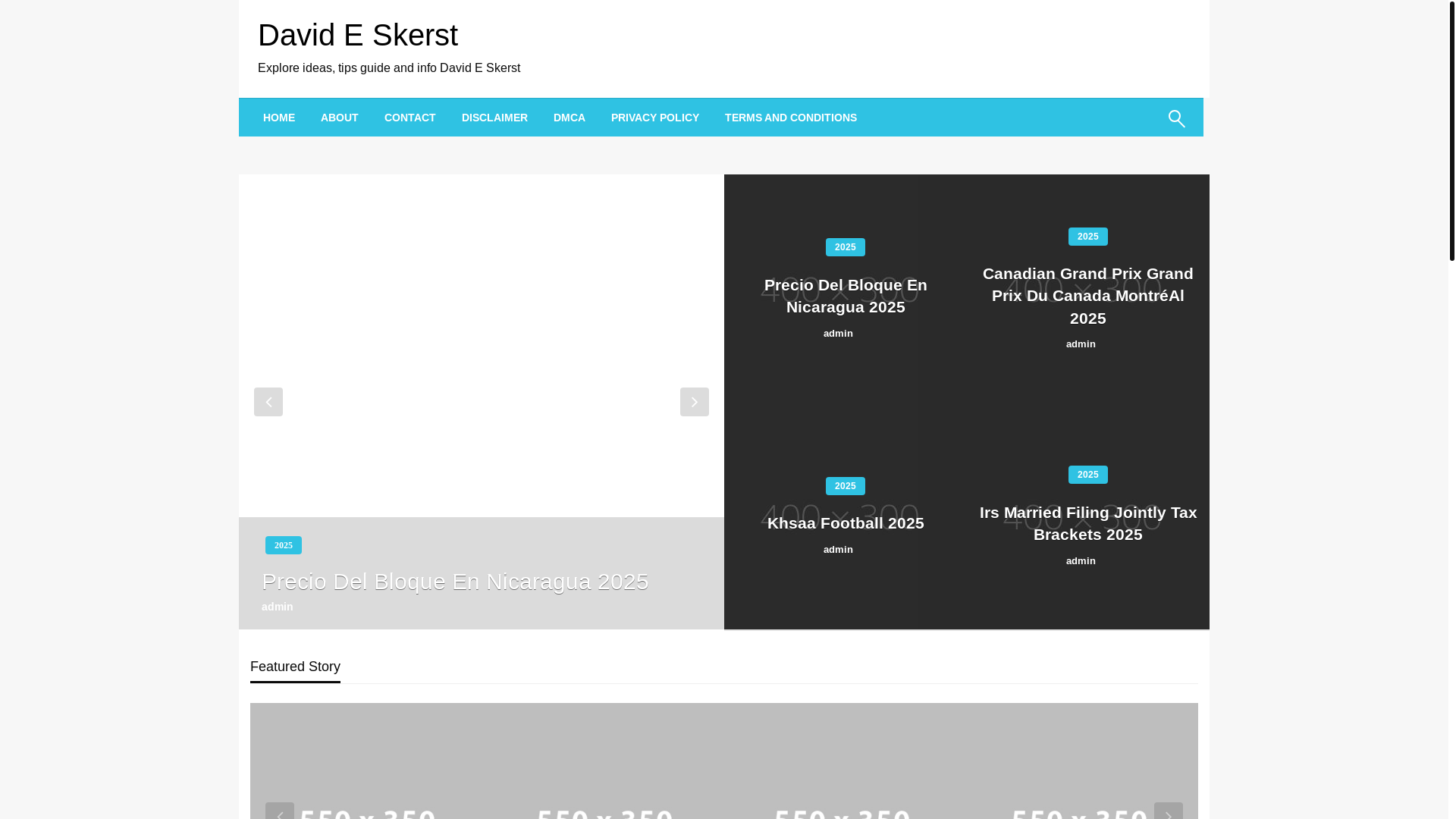 website screenshot of https://davideskerst.pages.dev/