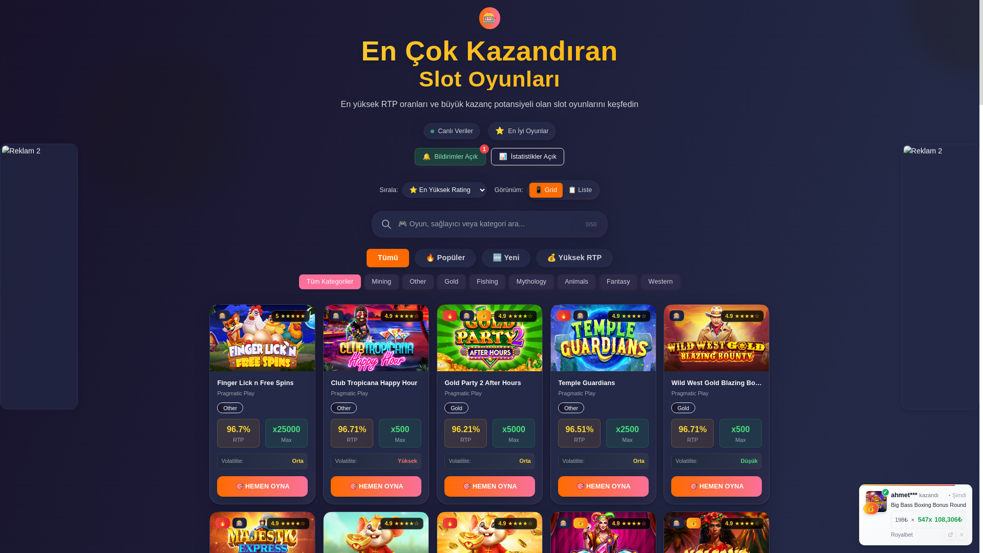 website screenshot of https://rtpcasinom.com/