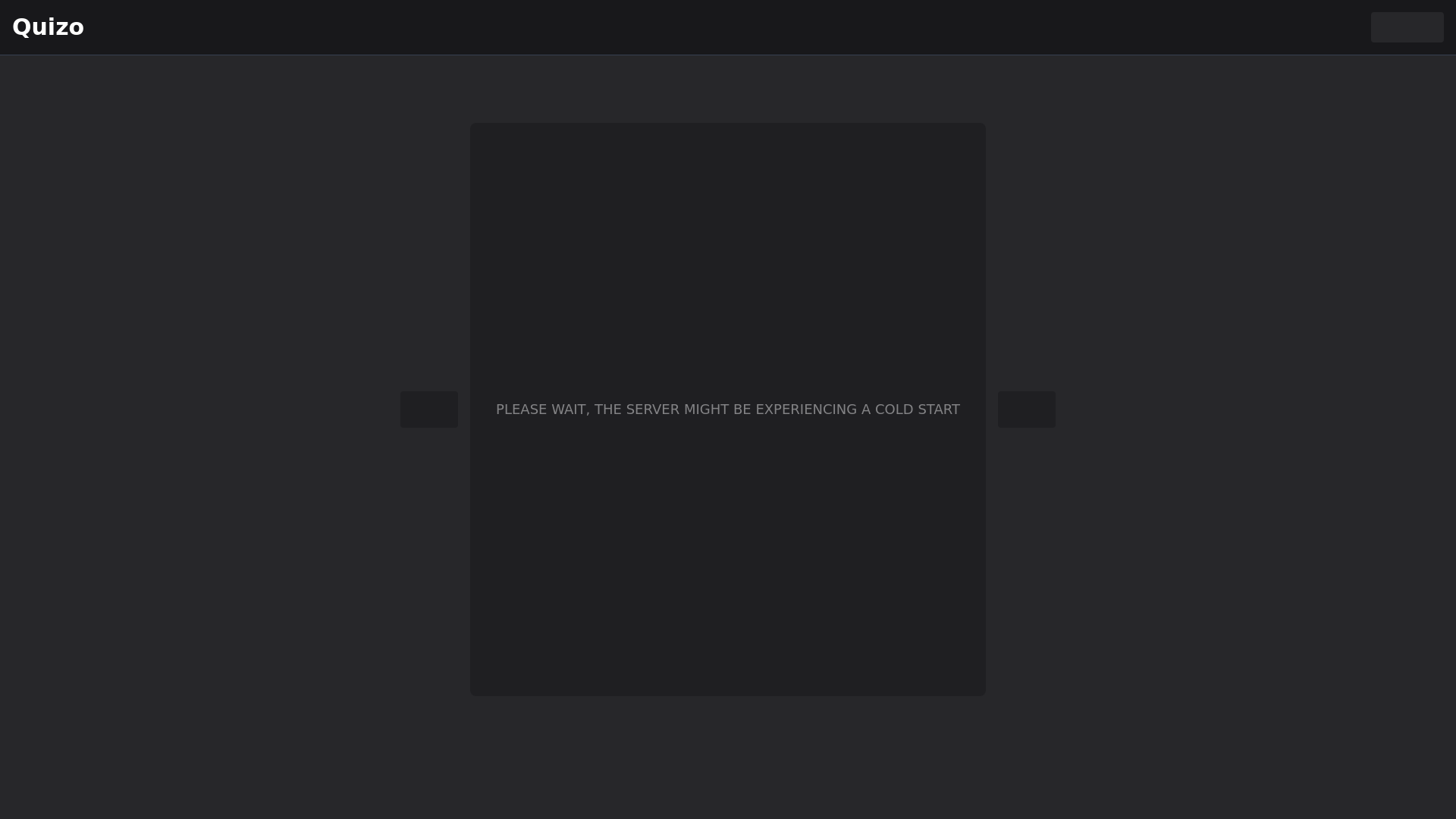 website screenshot of https://quizo1.pages.dev/
