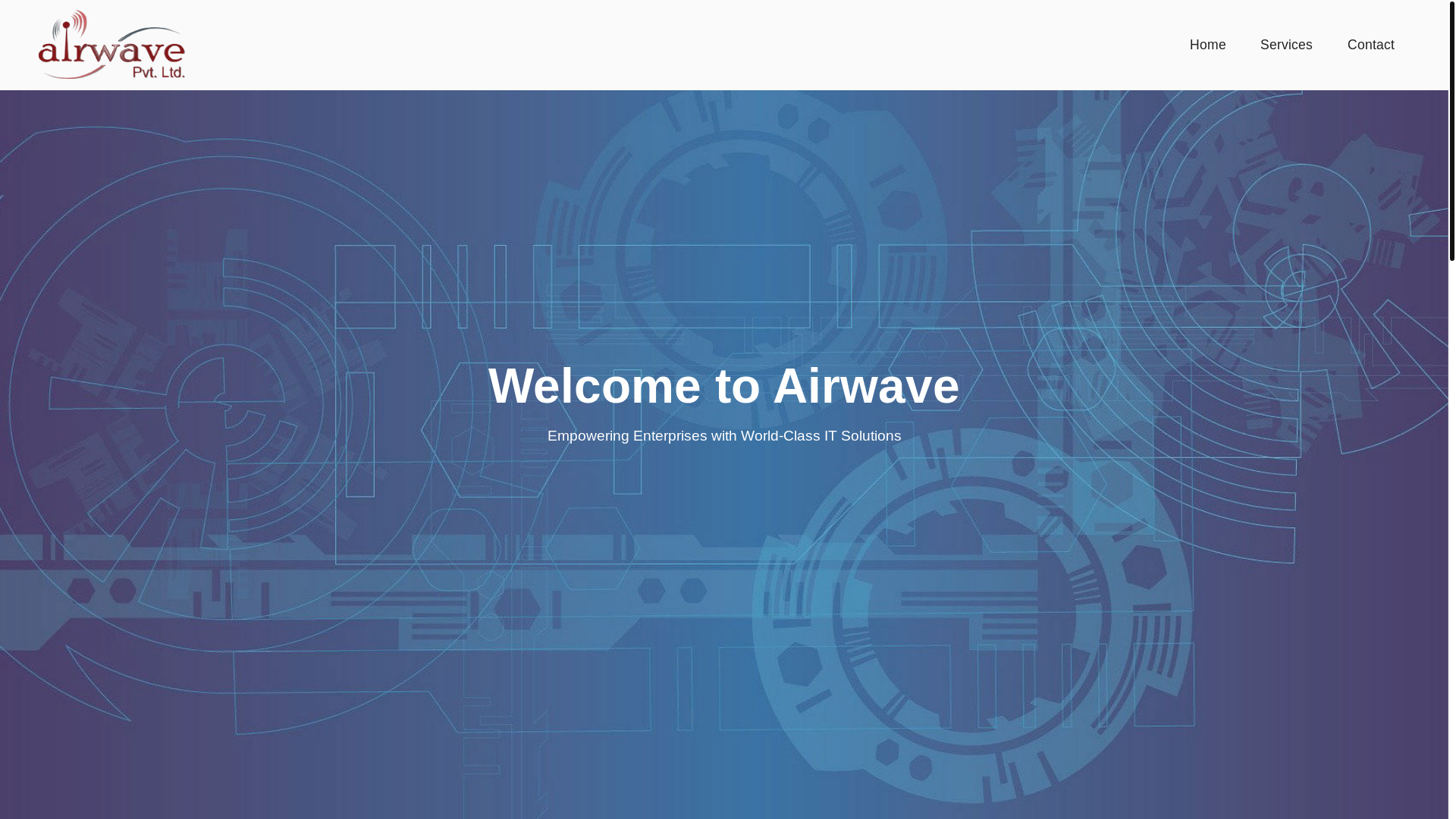 website screenshot of https://airwave.com.np/