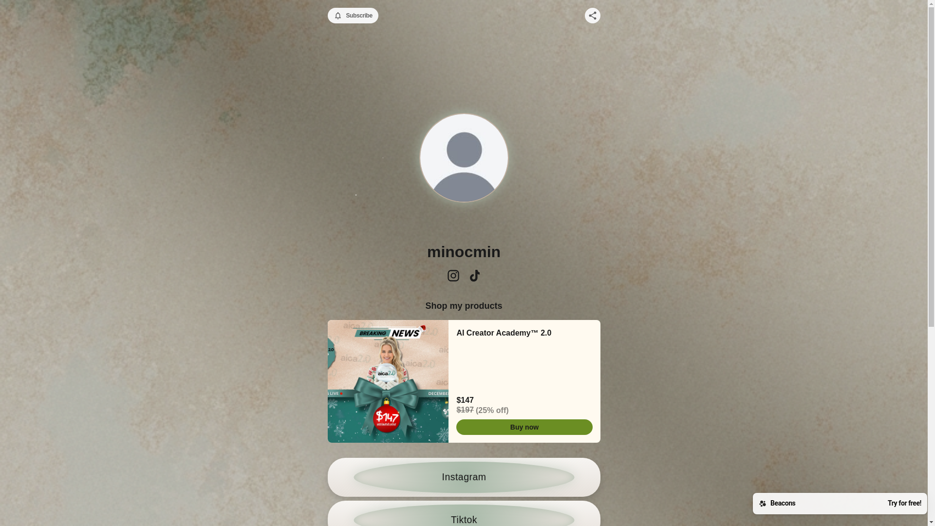 website screenshot of https://minocmin.com/