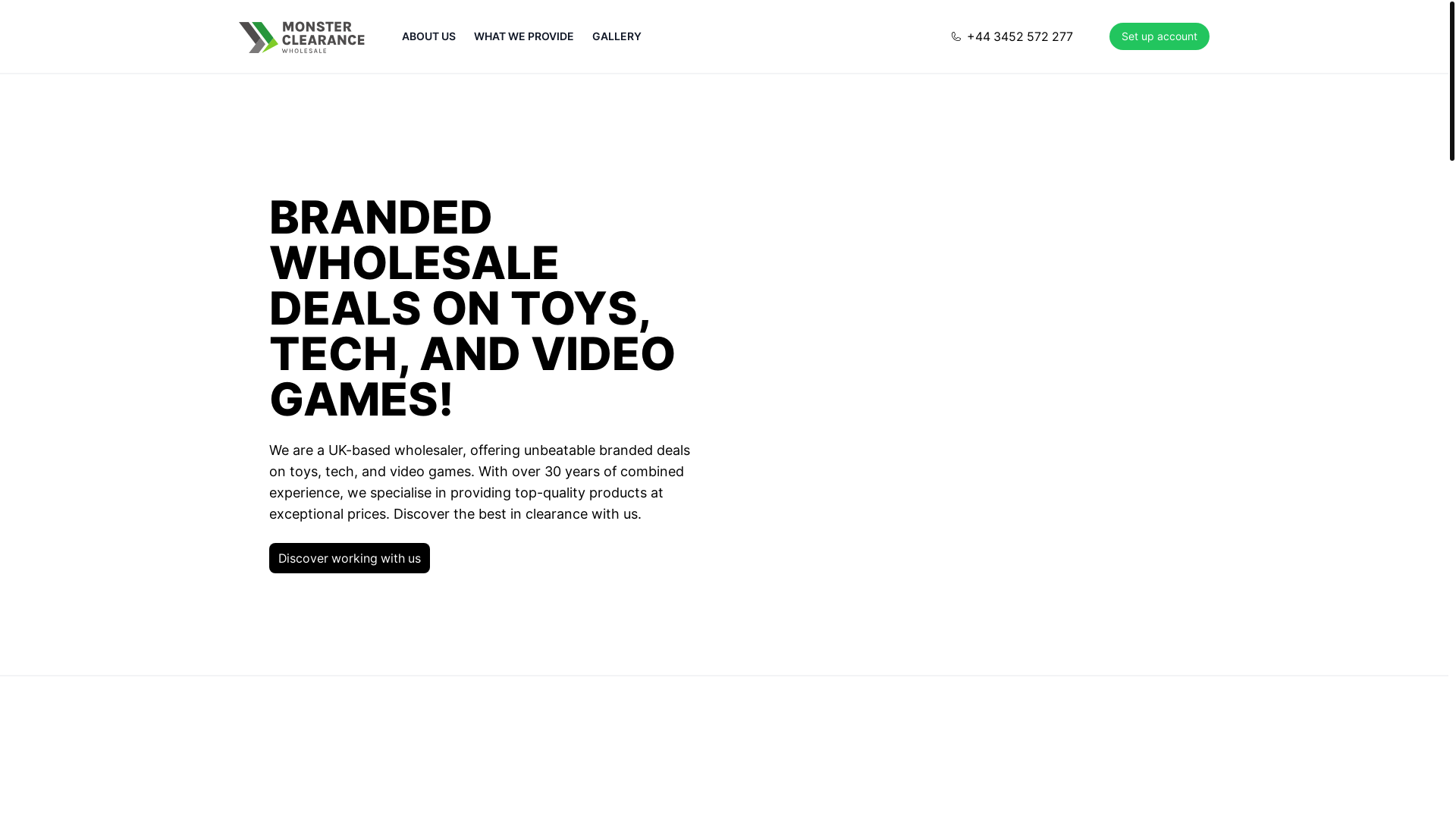 website screenshot of https://wholesale-monster-clearance.pages.dev/