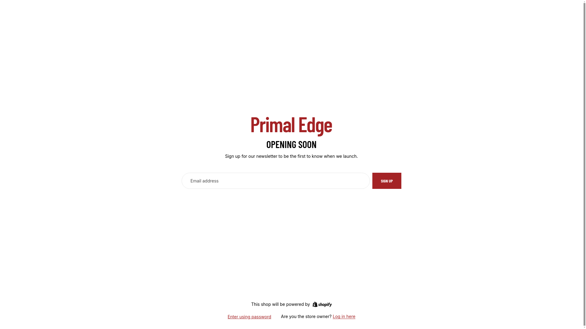 website screenshot of https://primaledgesupplements.com/