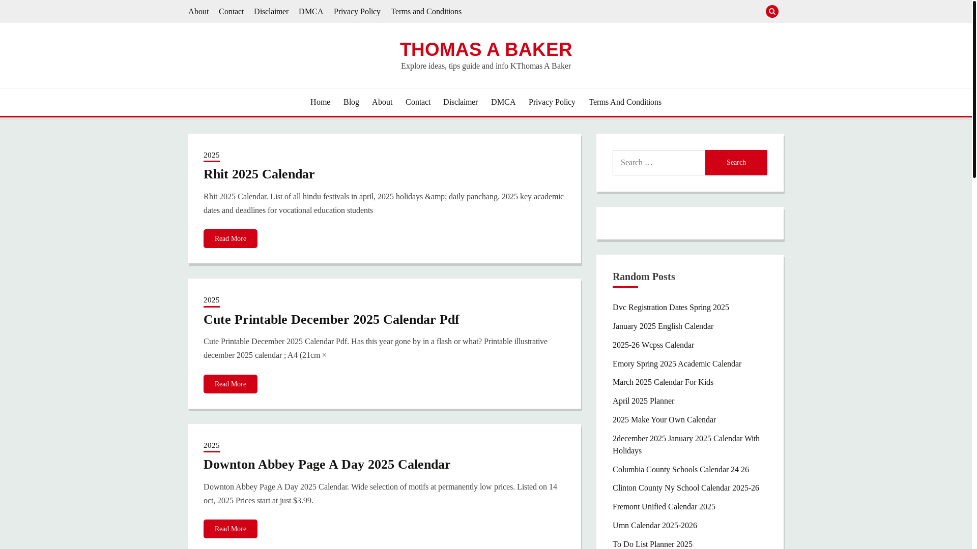 website screenshot of https://thomasabakerj.pages.dev/