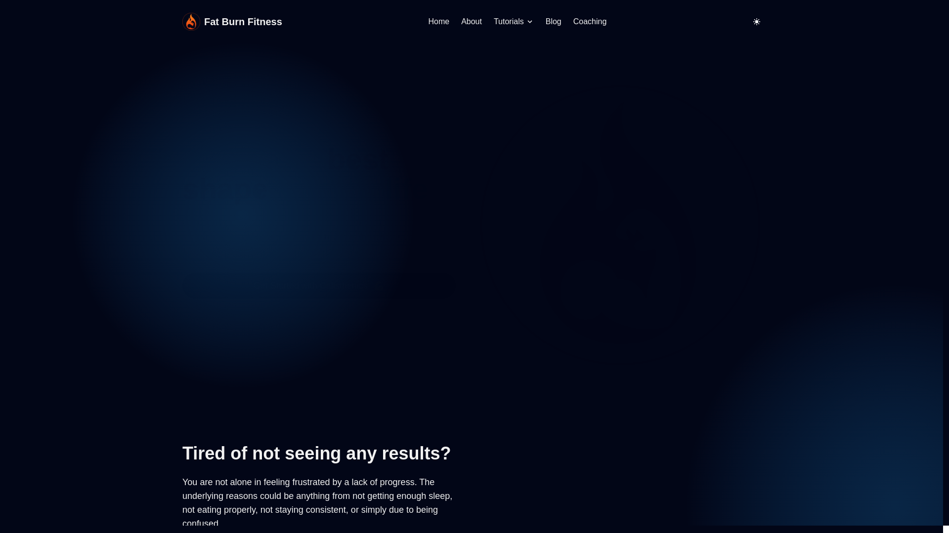 website screenshot of https://fatburnfitness.pages.dev/