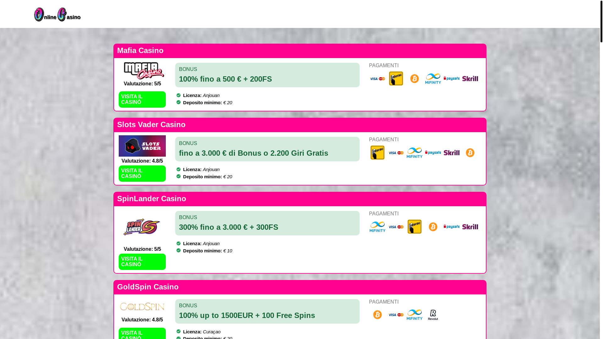 website screenshot of https://hotelsealion.live/