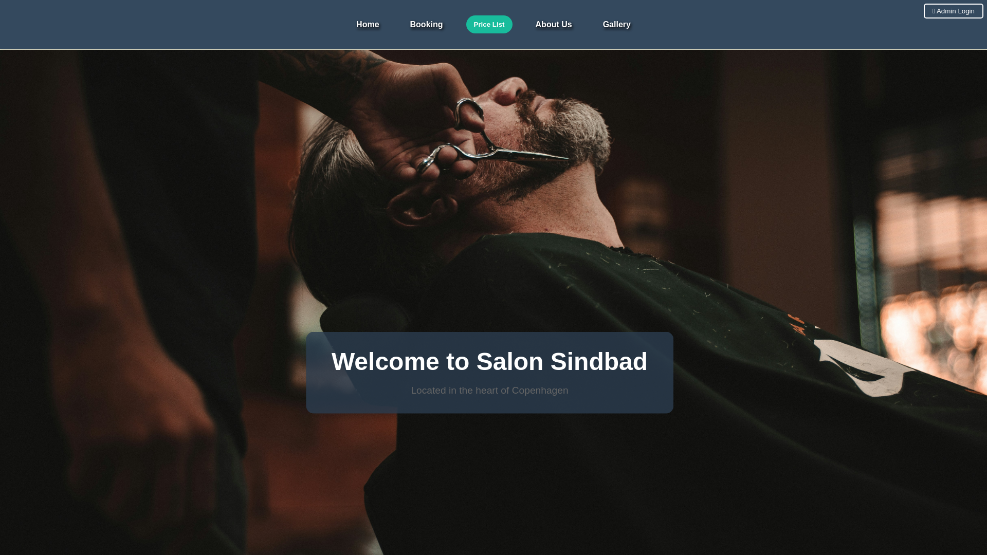 website screenshot of https://salonsindbad.pages.dev/