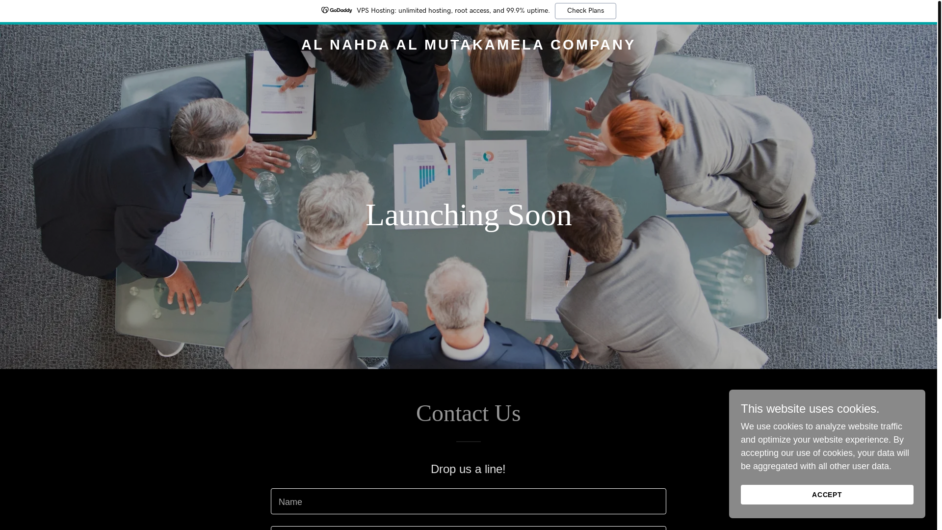 website screenshot of https://alnahdaalmutakamela.com/