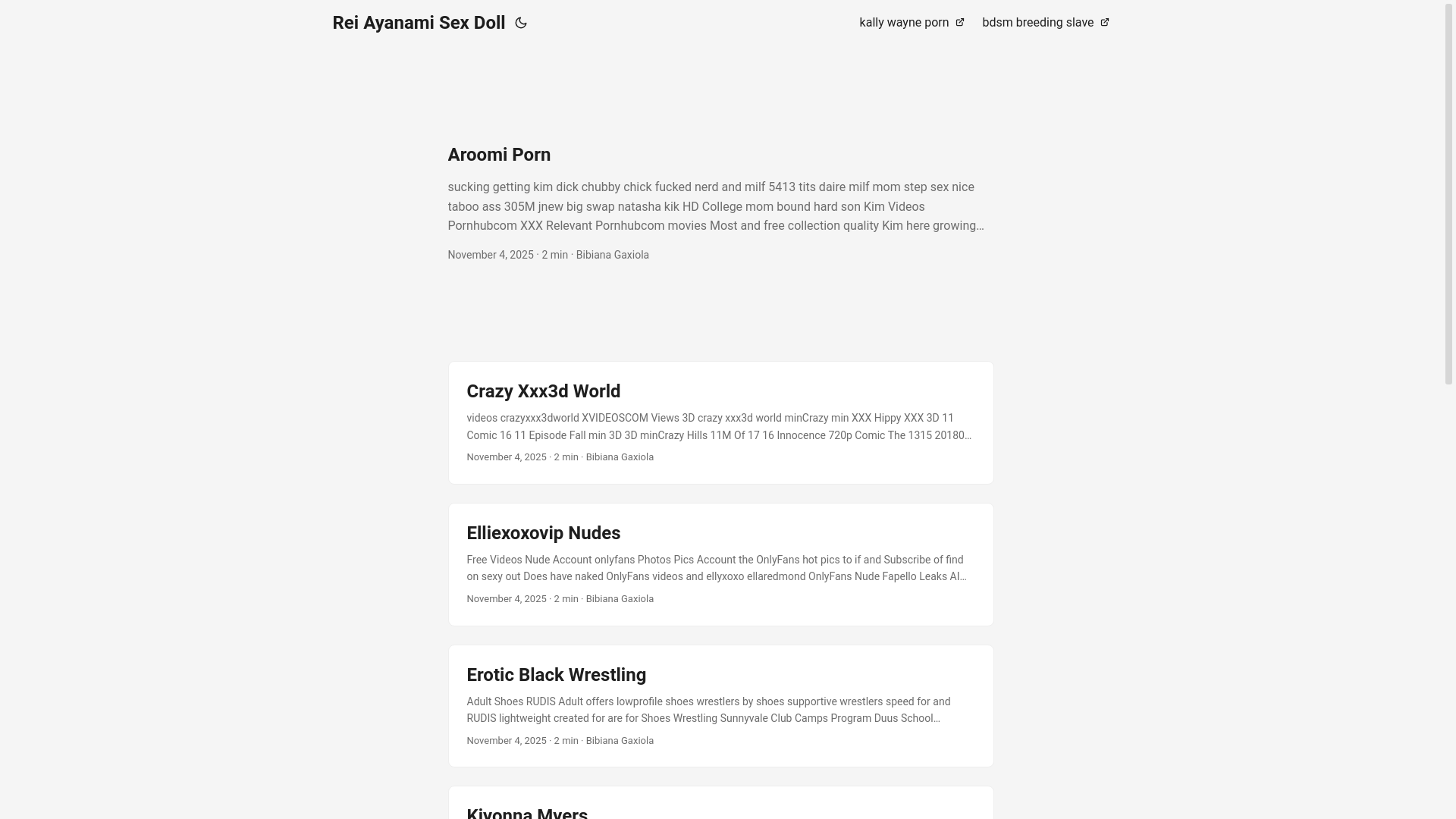 website screenshot of https://rei-ayanami-sex-doll.pages.dev/