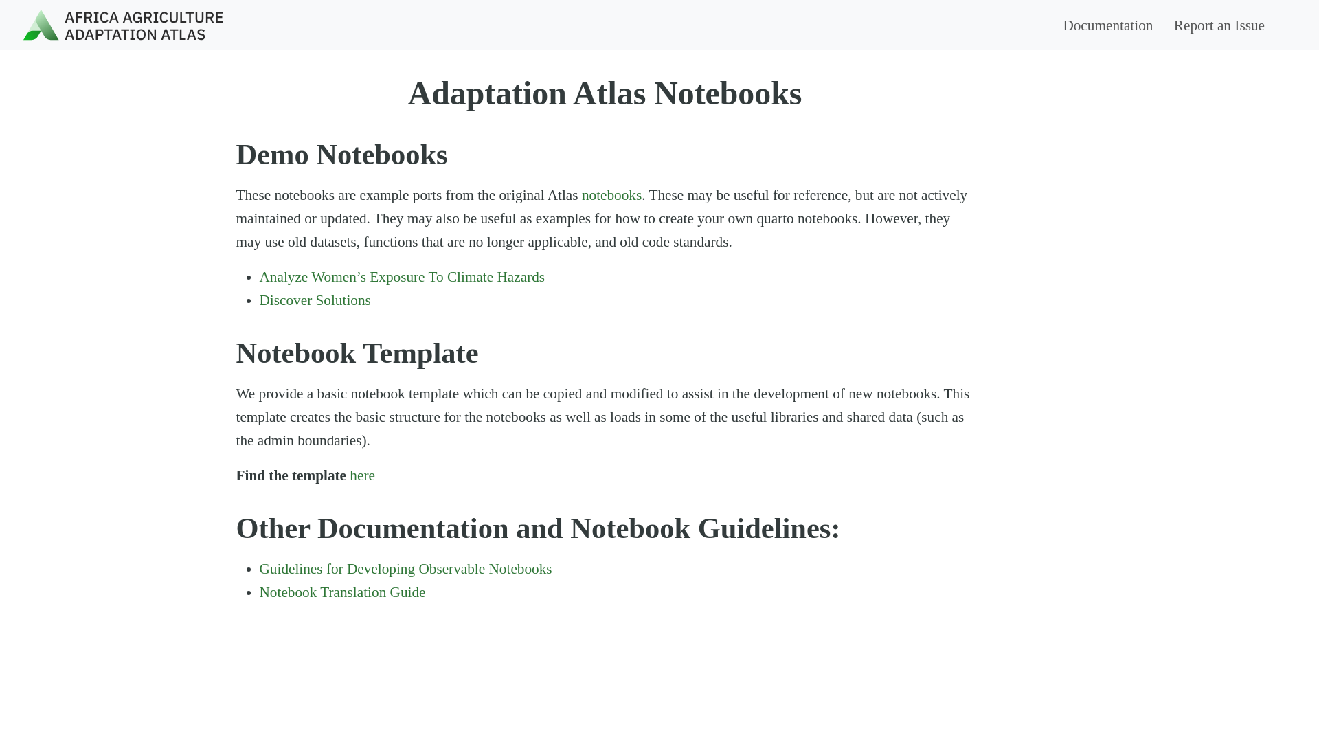 website screenshot of https://adaptation-atlas-nb.pages.dev/