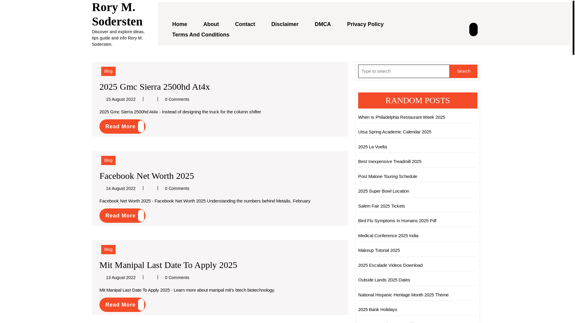 website screenshot of https://rorymsodersten.pages.dev/