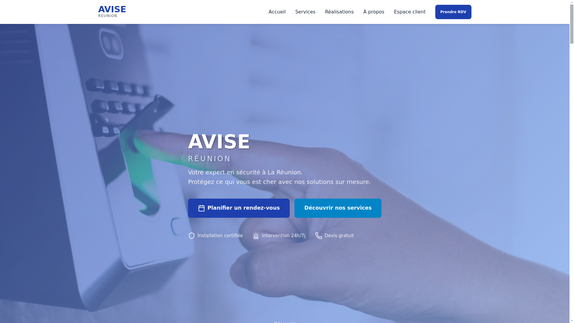 website screenshot of https://avise-www.pages.dev/
