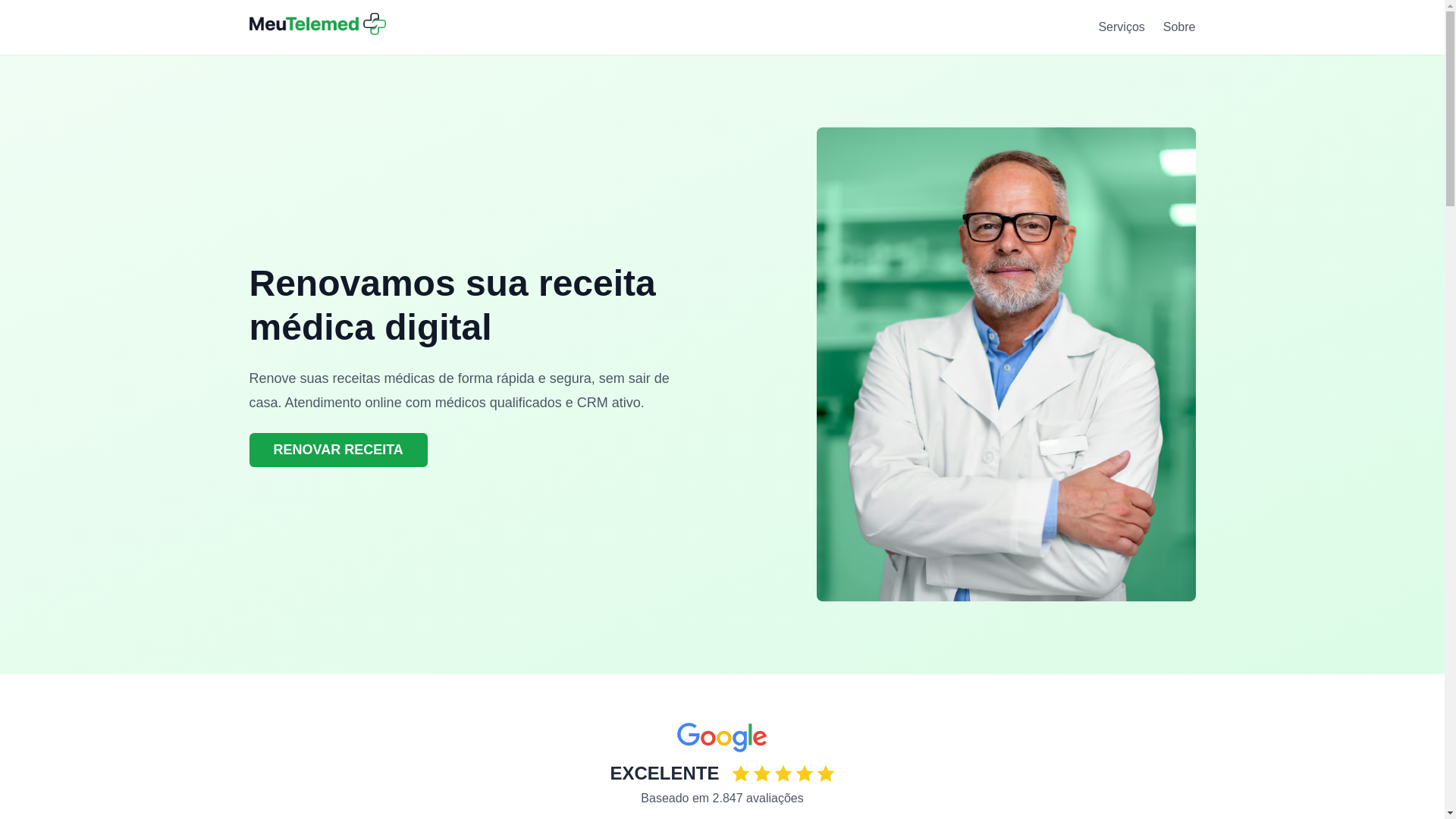 website screenshot of https://meutelemed.pages.dev/