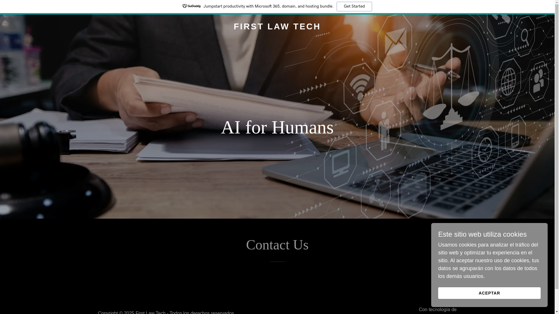 website screenshot of https://firstlawtech.com/