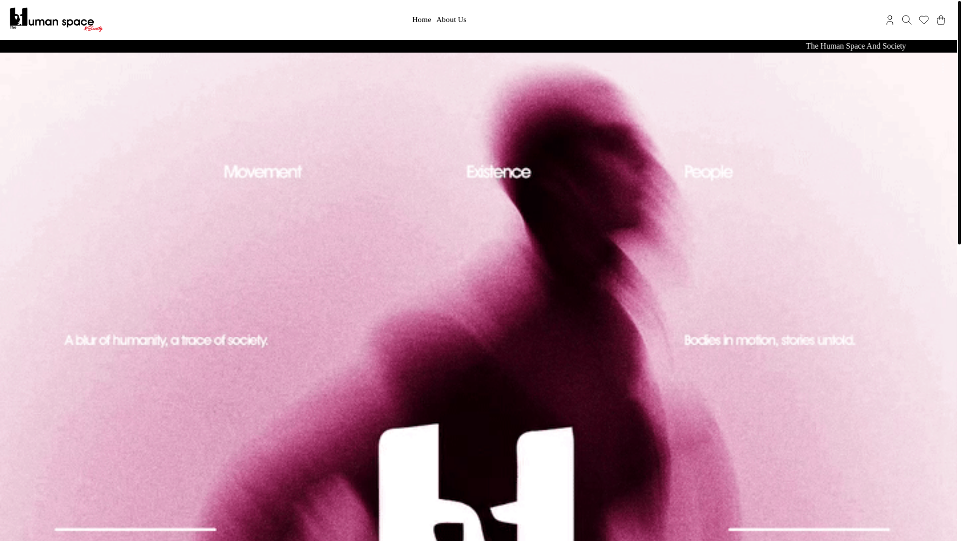 website screenshot of https://thehumanspaceandsociety.com/