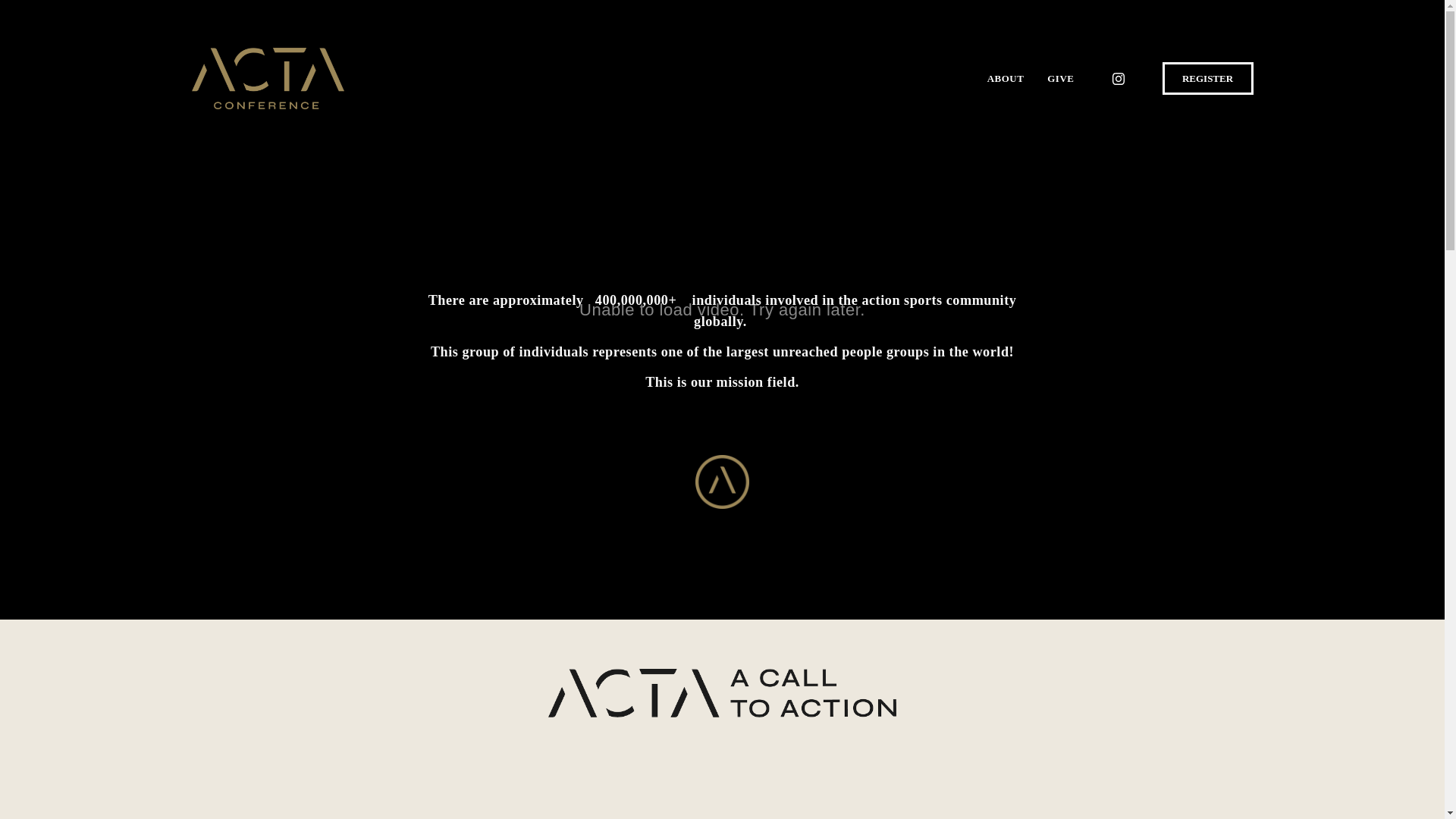 website screenshot of https://actamovement.com/