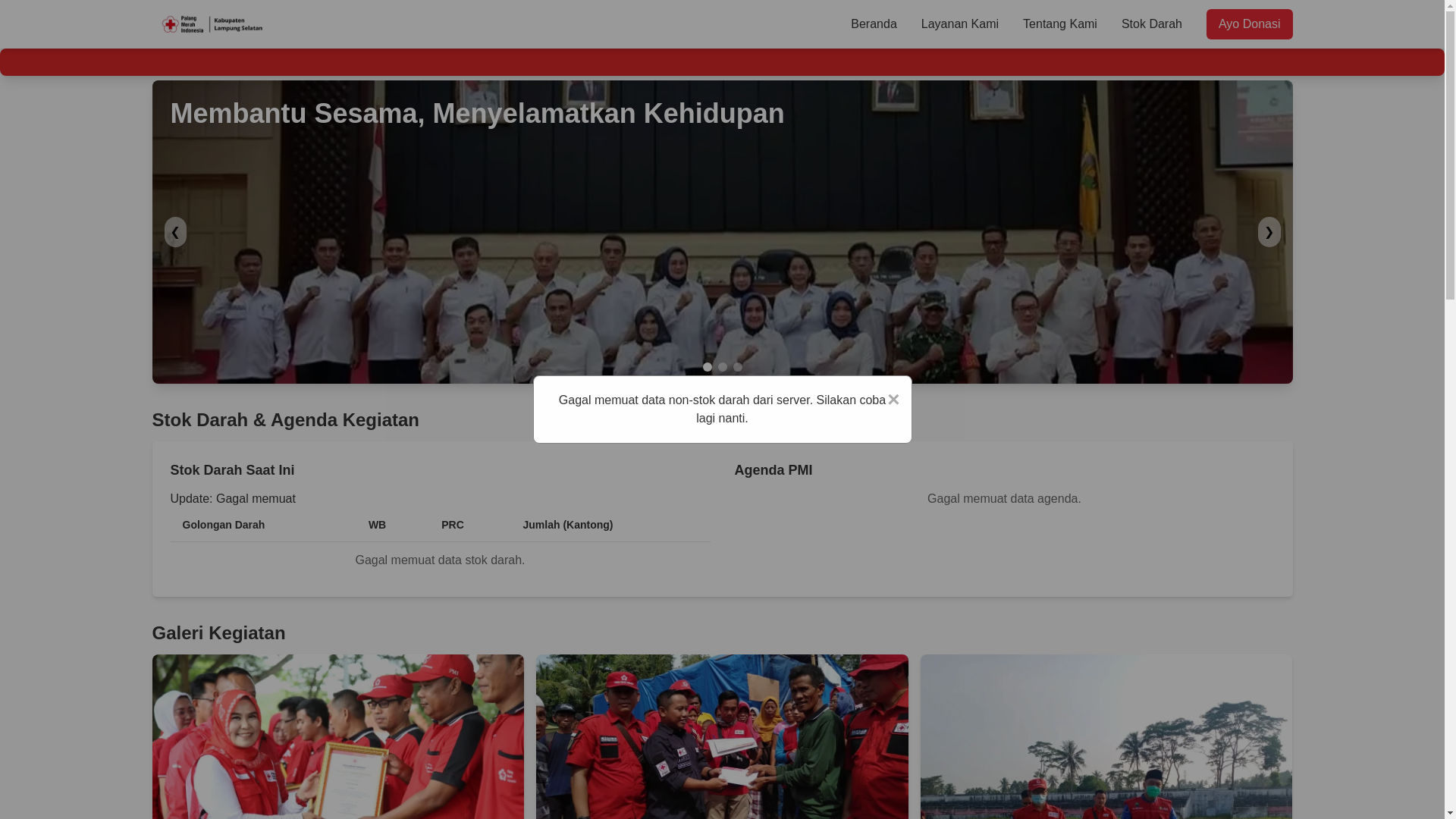 website screenshot of https://pmilamselwebid.pages.dev/