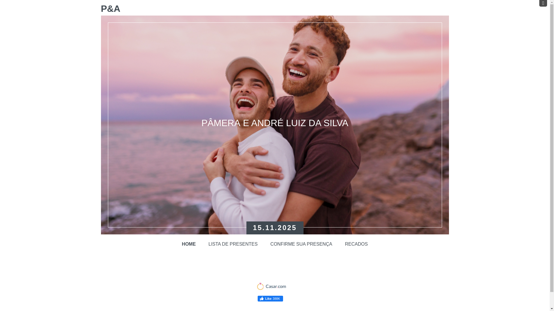 website screenshot of https://pam-andre.com.br/