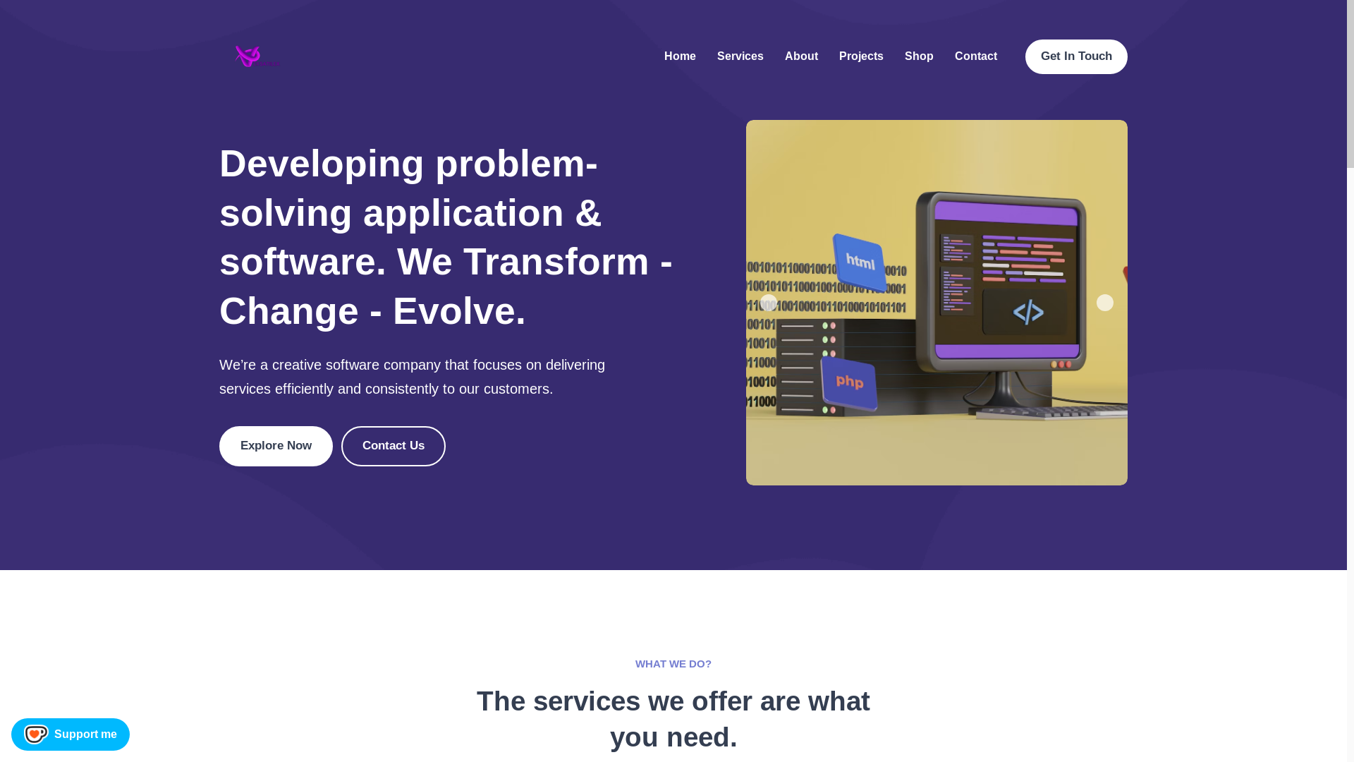 website screenshot of https://versa.pages.dev/