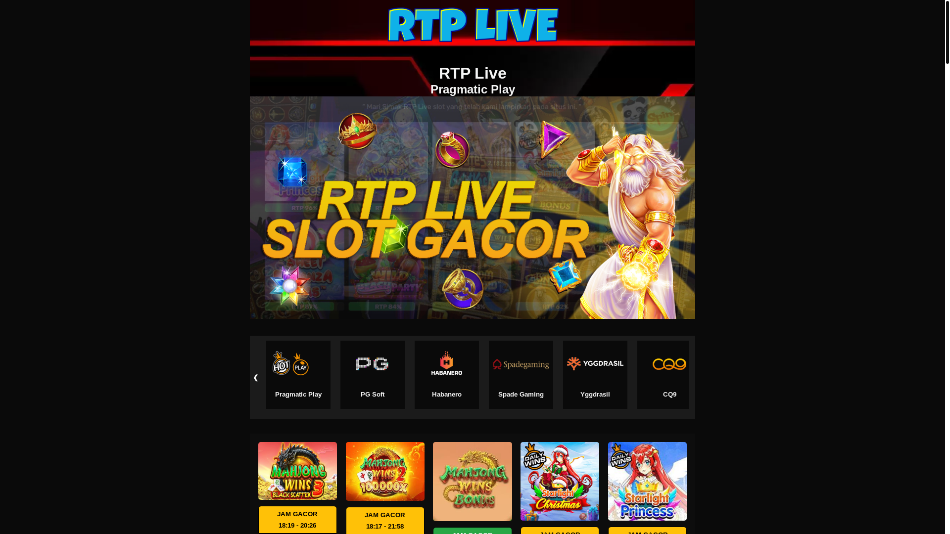 website screenshot of https://rtpslotkami.store/