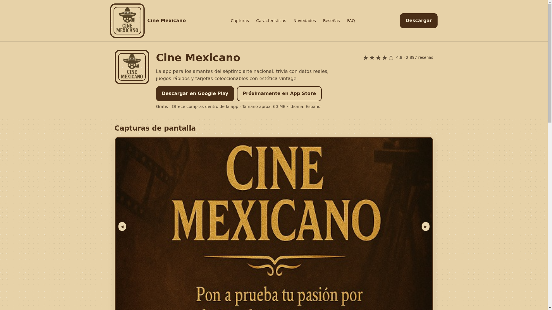 website screenshot of https://triviacinemexicano.com/