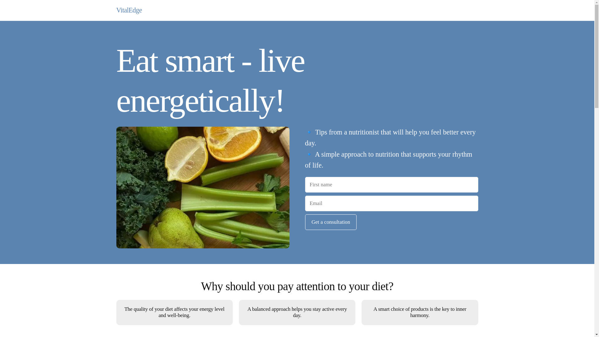 website screenshot of https://vitaledgemy.info/