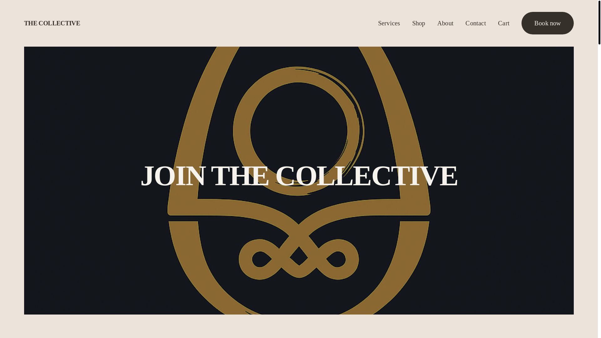 website screenshot of https://thecollectiveartstl.com/