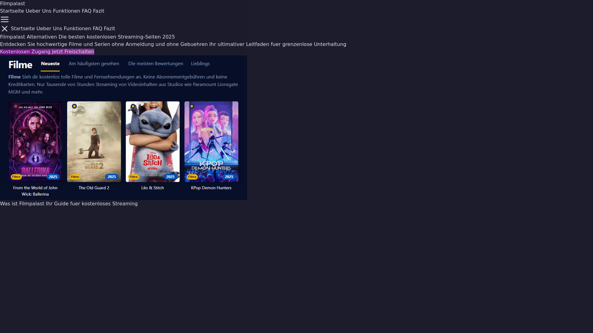 website screenshot of https://filmpalast-f0if.pages.dev/