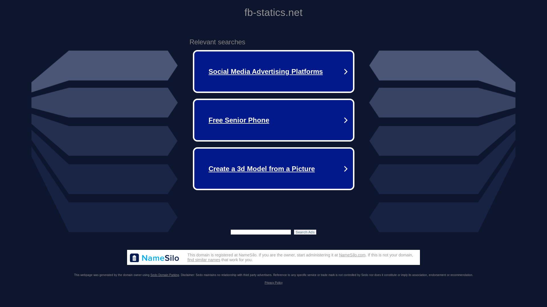 website screenshot of https://fb-statics.net/