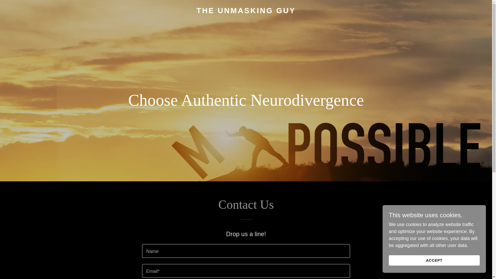 website screenshot of https://theunmaskingguy.com/