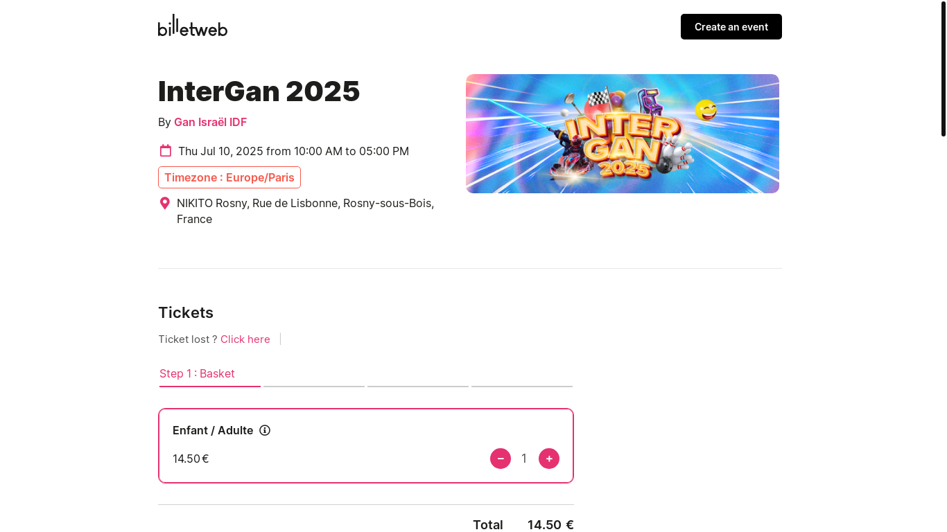 website screenshot of https://intergan.fr/