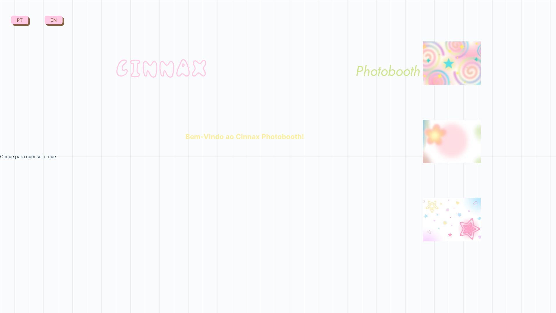 website screenshot of https://cinnaxphotobooth.com/