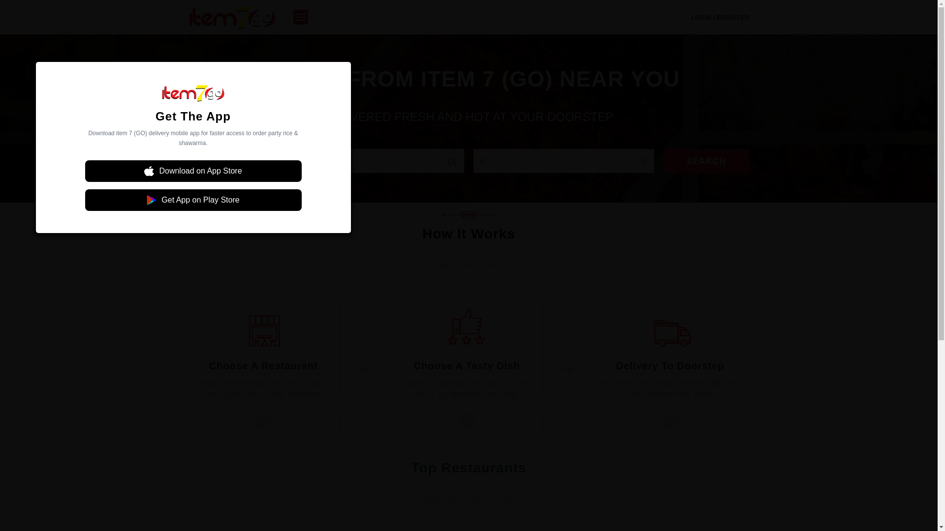 website screenshot of https://item7go.app/