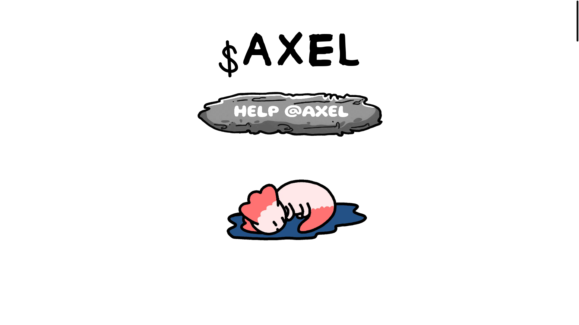 website screenshot of https://theaxel.fun/