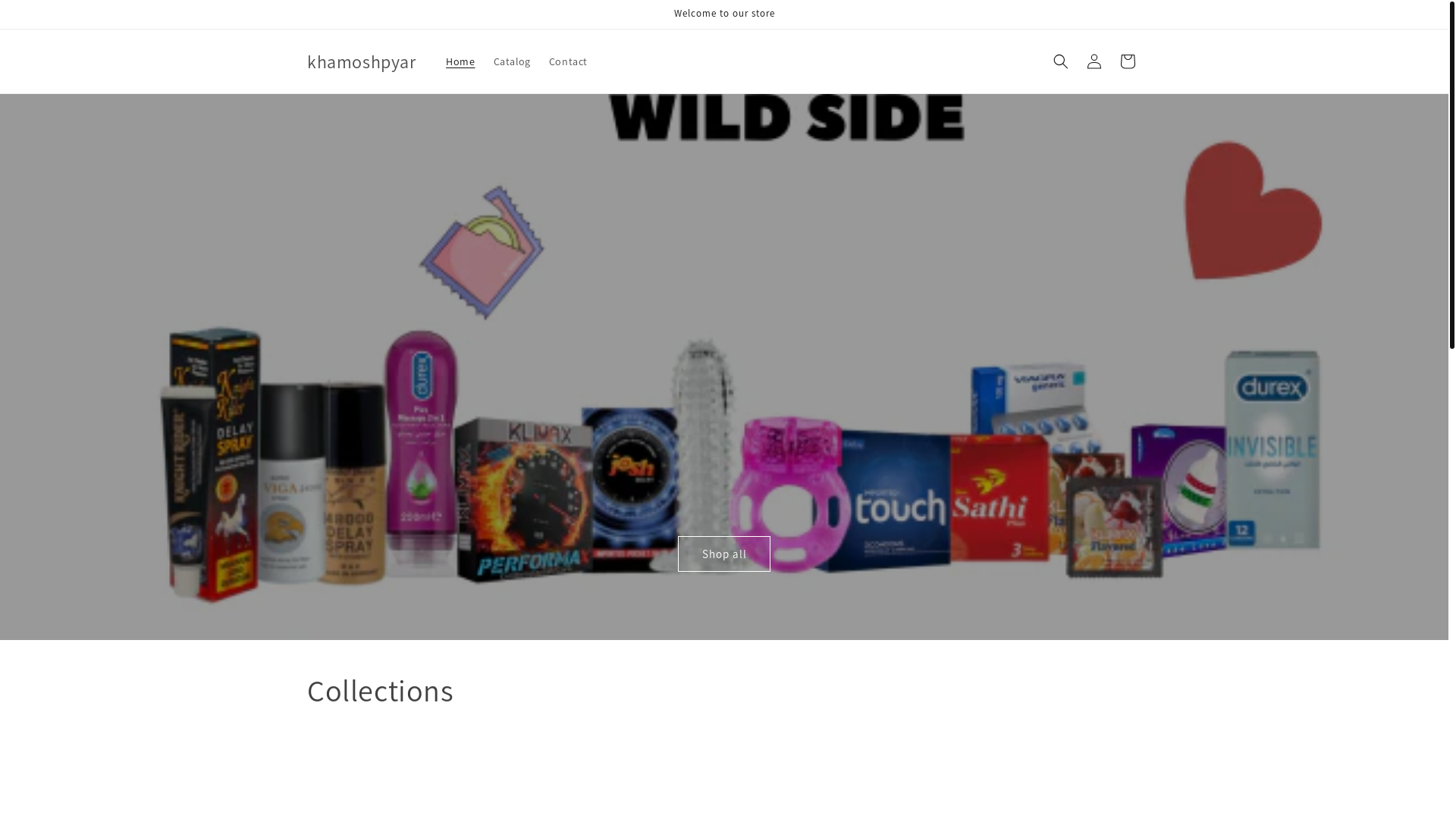 website screenshot of https://khamoshpyar.shop/