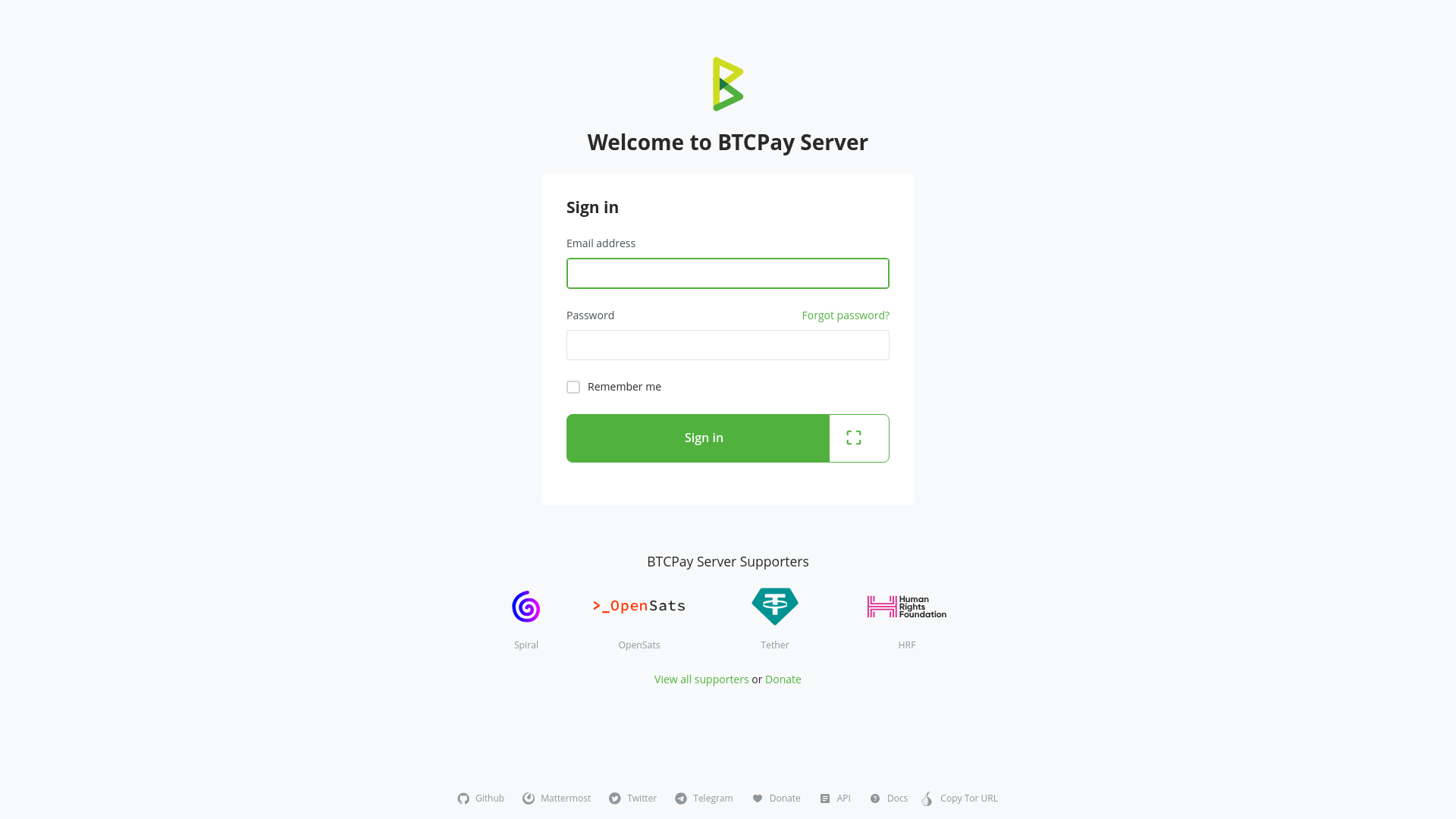 website screenshot of https://paybybtc.app/