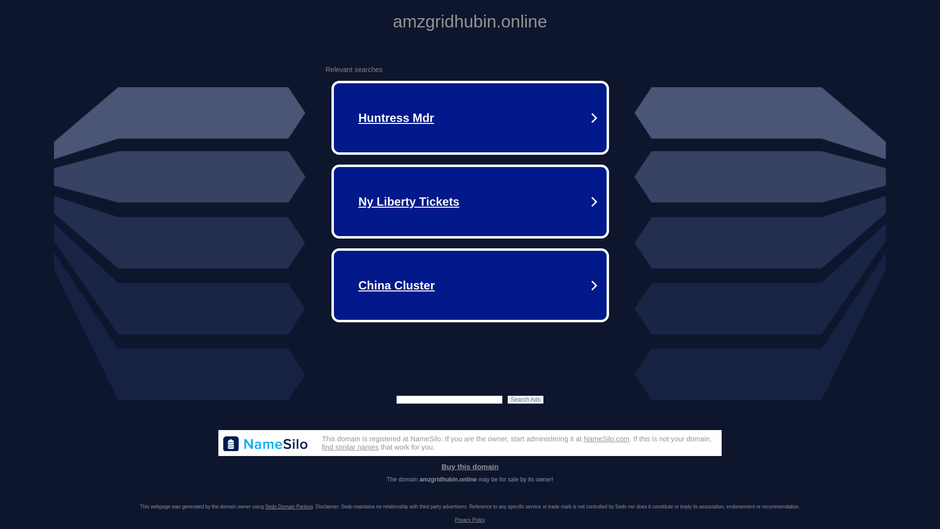 website screenshot of https://amzgridhubin.online/