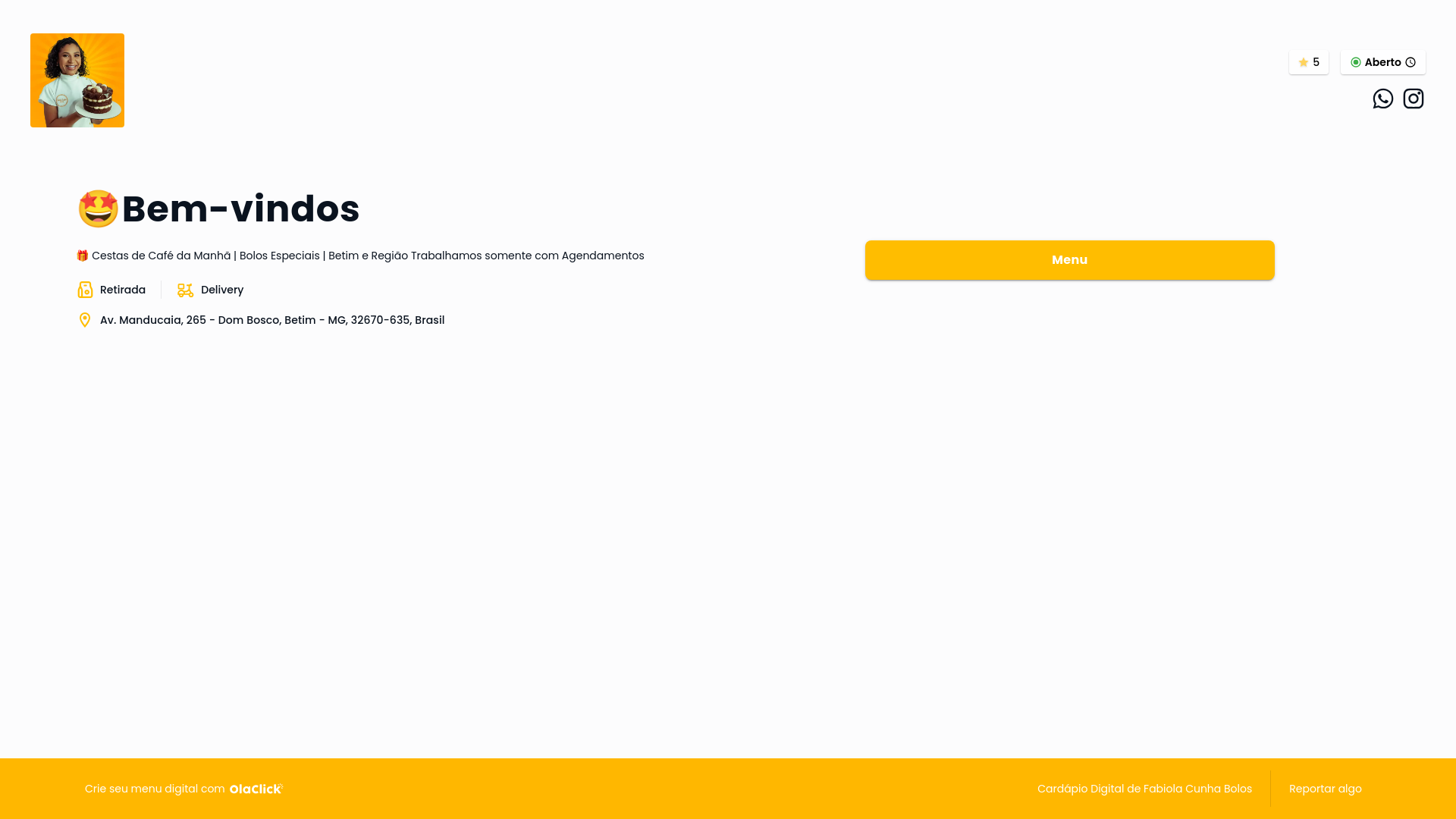 website screenshot of https://fabiolacunhabolos.com/