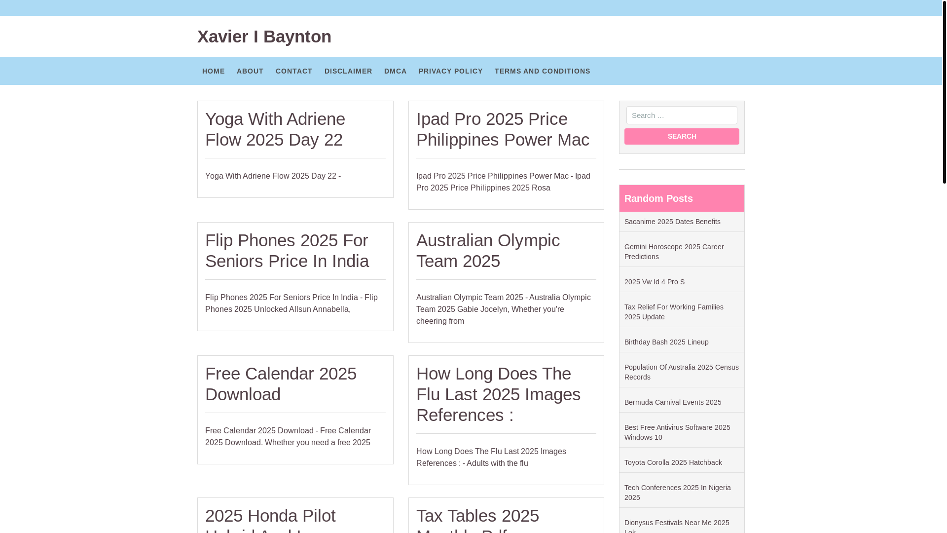 website screenshot of https://xavieribaynton.pages.dev/