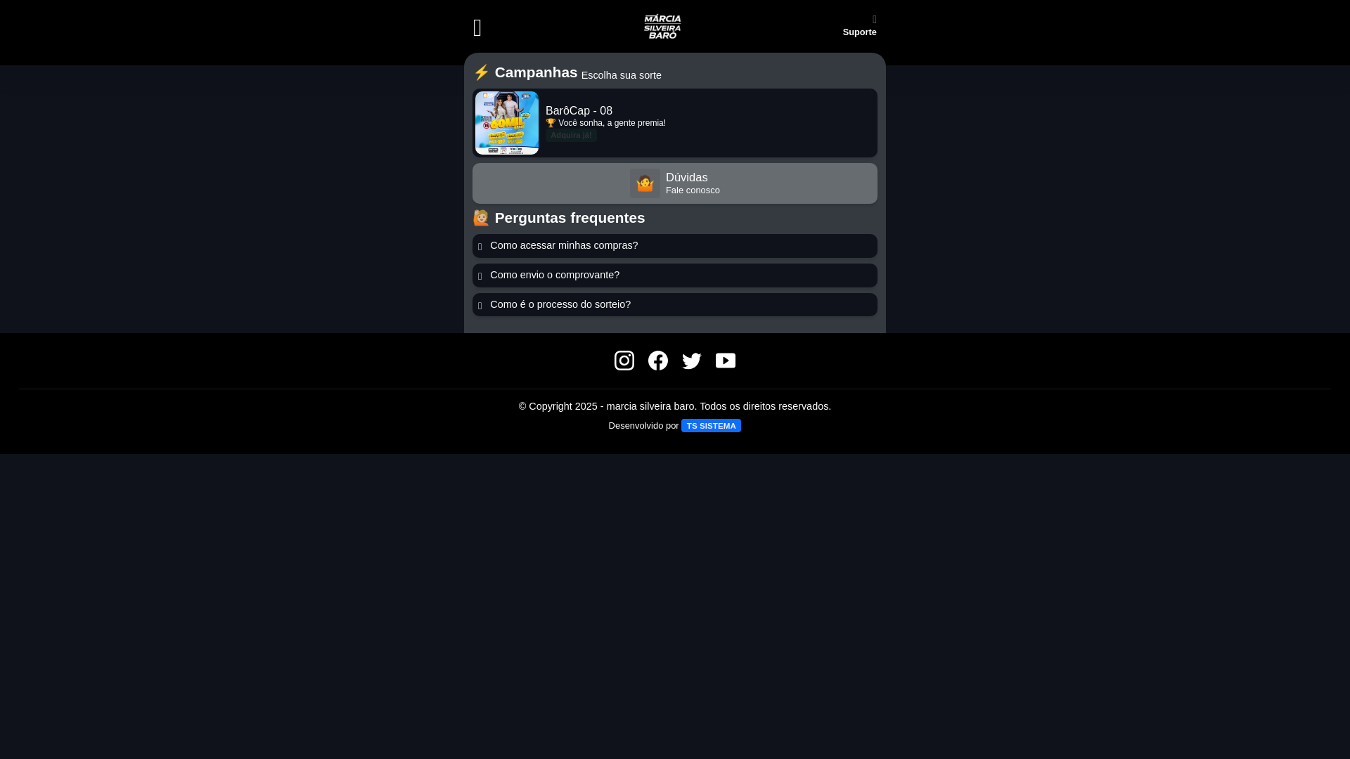 website screenshot of https://marciasilveirabaro.site/