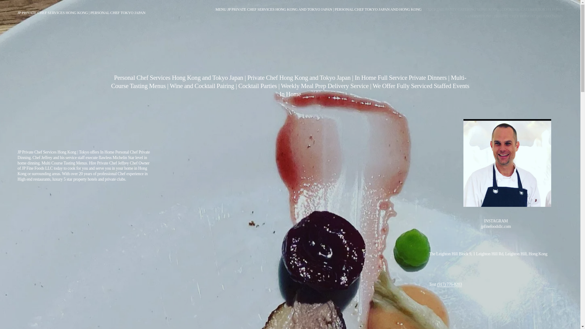 website screenshot of https://persoalchefbali.net/
