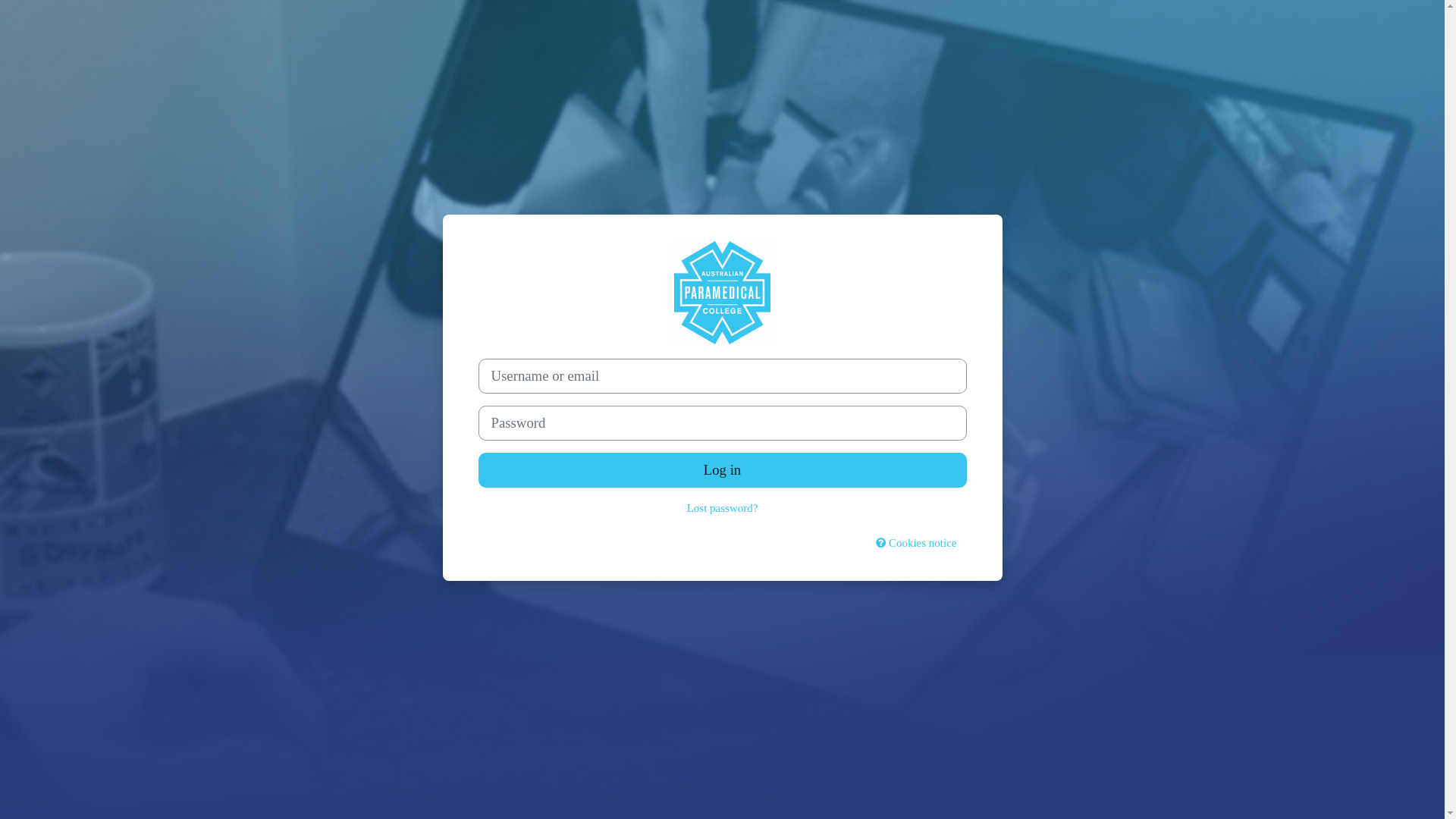 website screenshot of https://learn.apcollege.edu.au/