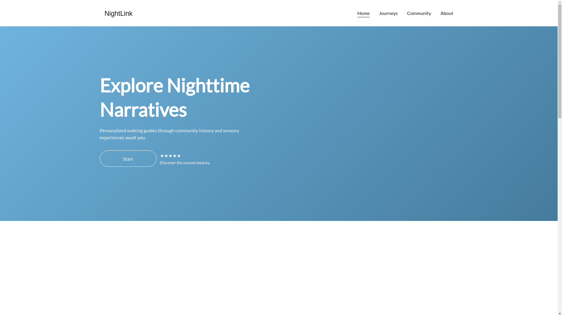 website screenshot of https://nightlink.world/