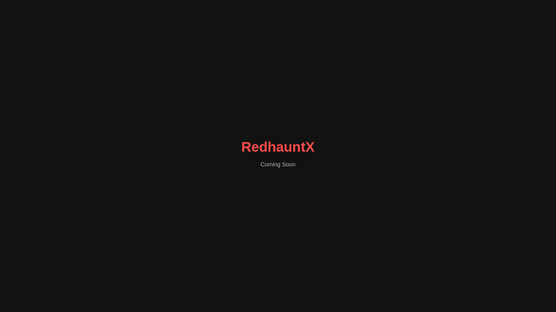 website screenshot of https://redhauntx.com/