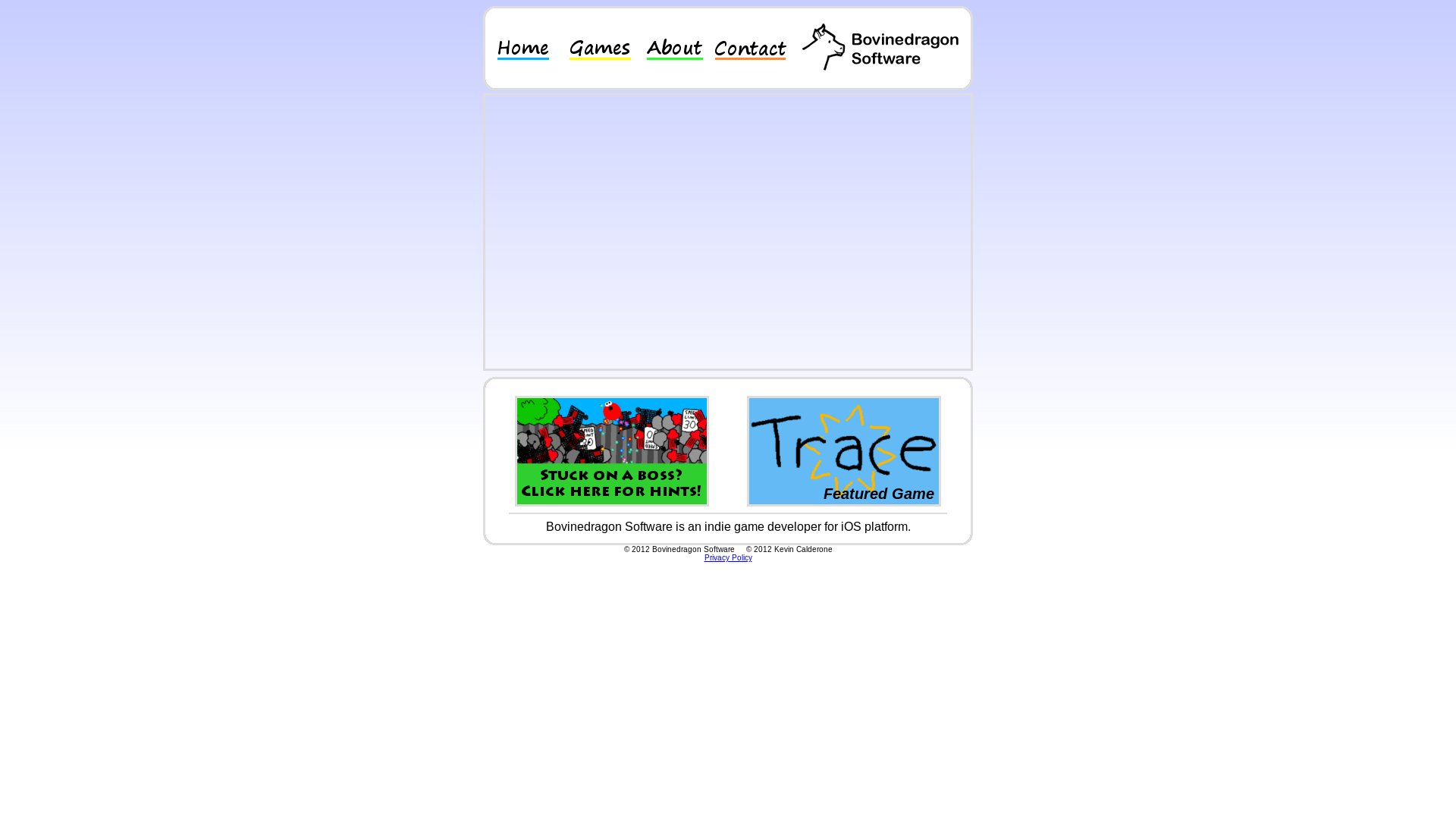 website screenshot of https://bovinedragon-software.pages.dev/
