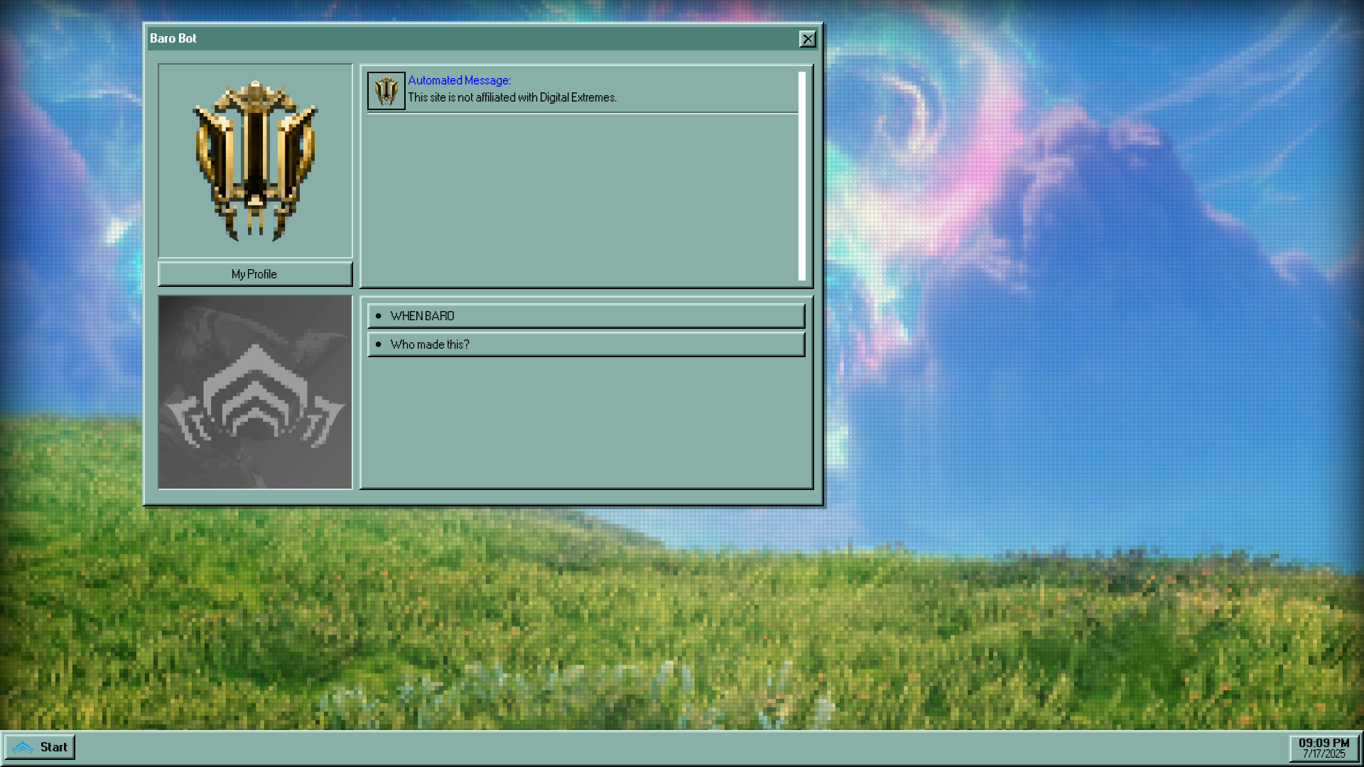 website screenshot of https://when-is-baro.pages.dev/