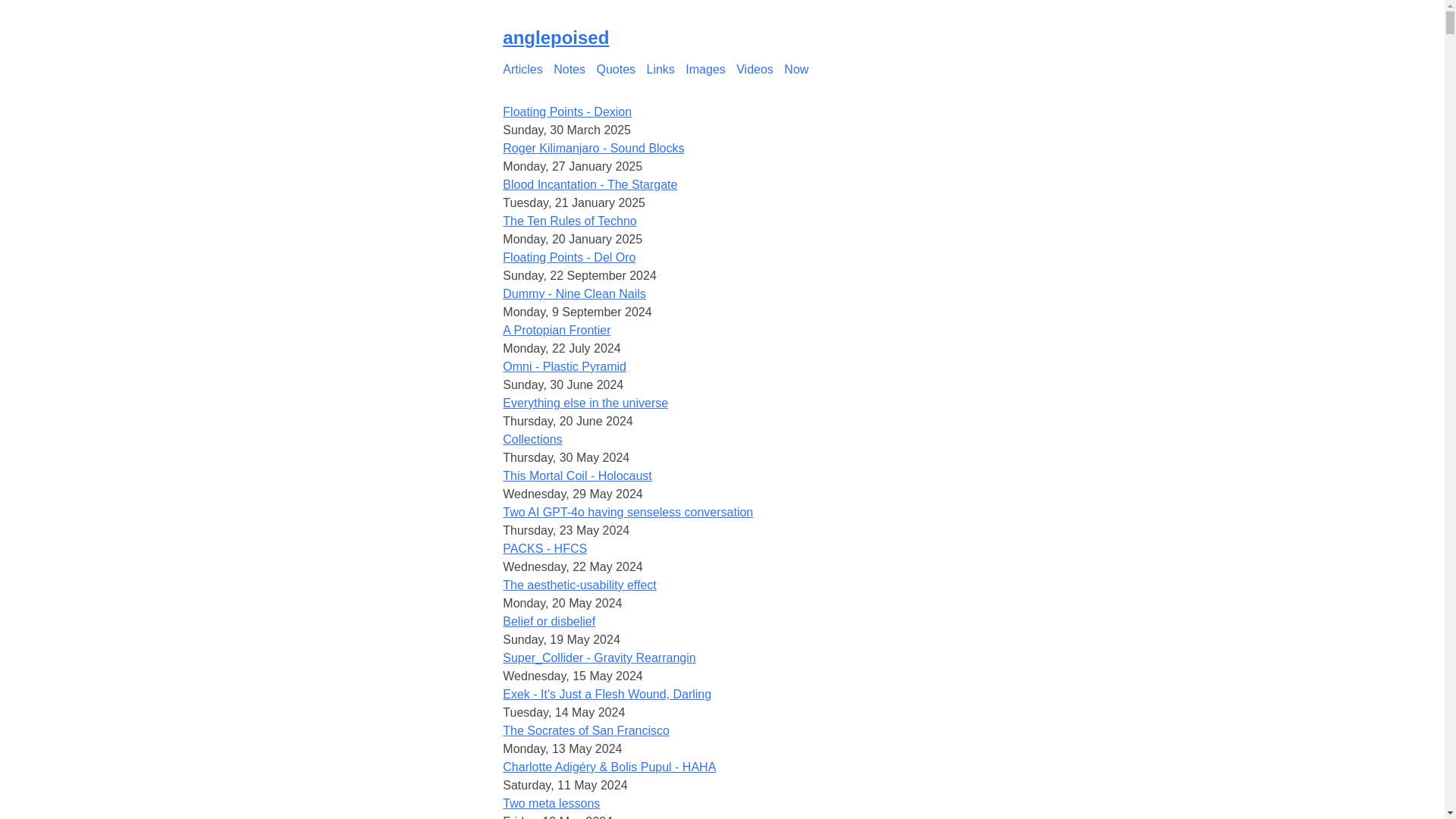 website screenshot of https://anglepoised-notes.pages.dev/
